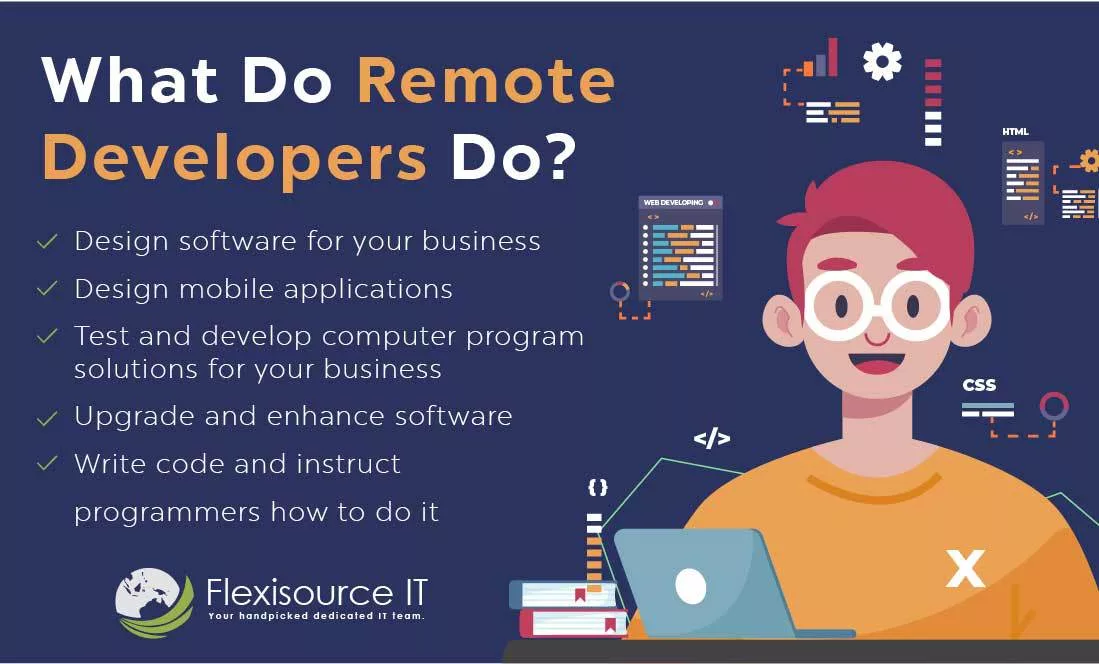 remote developer job description