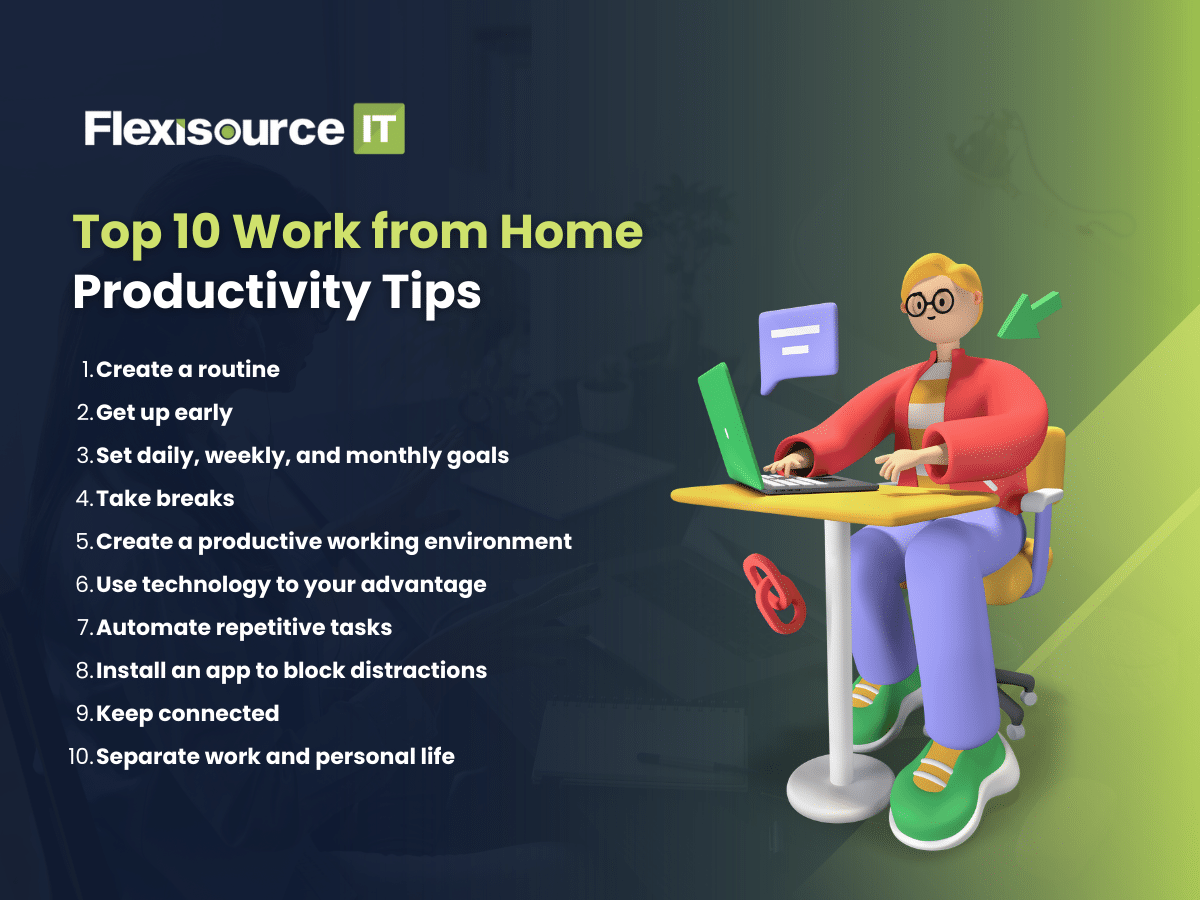 work from home productivity